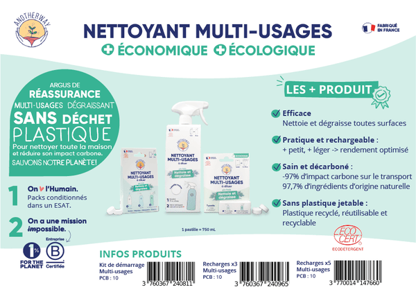 Nettoyant multi usages en pastille (recharge) - 3