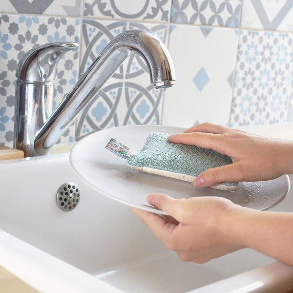 Eponge lavable verte - 2