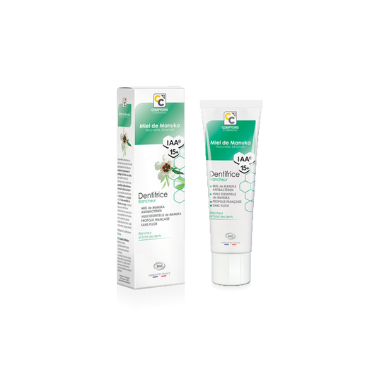 Comptoirs & Compagnies -- Dentifrice blancheur au miel de manuka iaa15+ - 75 ml