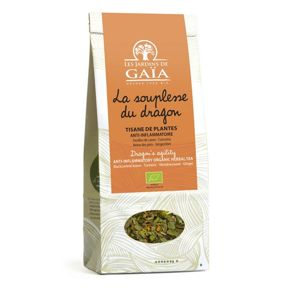 Jardins De Gaïa -- Tisane de plantes bio la souplesse du dragon (anti inflammatoire) - 70 g