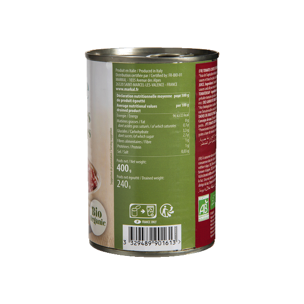 Tomates bio concassées - 2